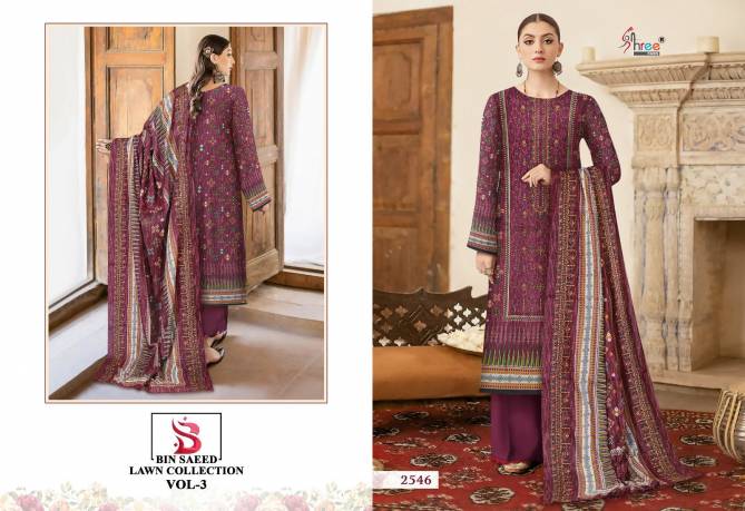 Shree Bin Saeed Lawn Collection Vol 3 Wholesale Pakistani Suits